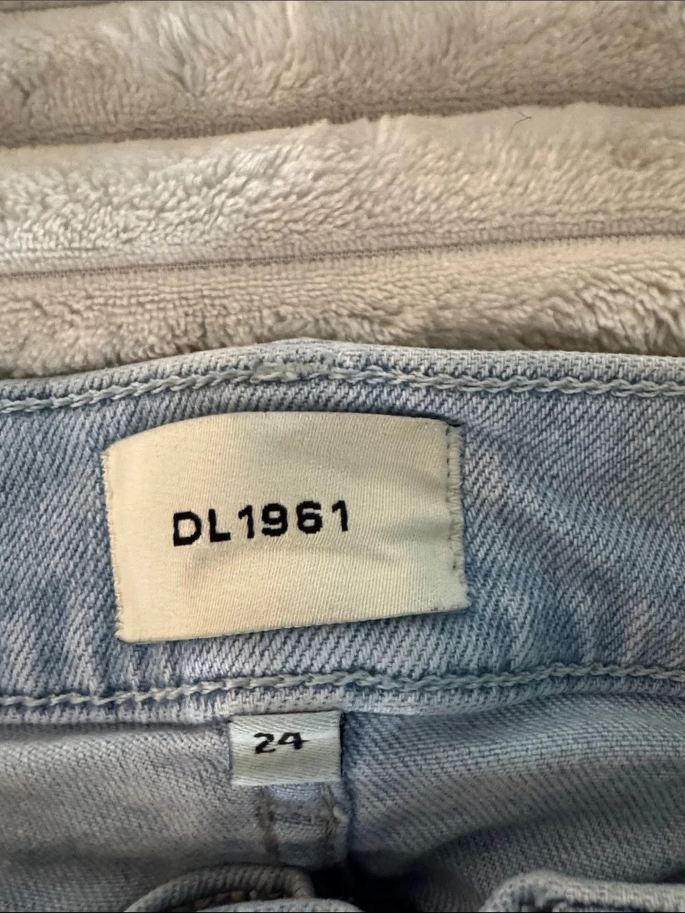 DL1961 Men's Slim Straight Jeans in Light Blue Denim